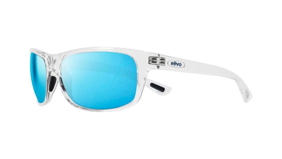 Revo Jude Crystal sunglasses with h2o blue lenses (quarter view)