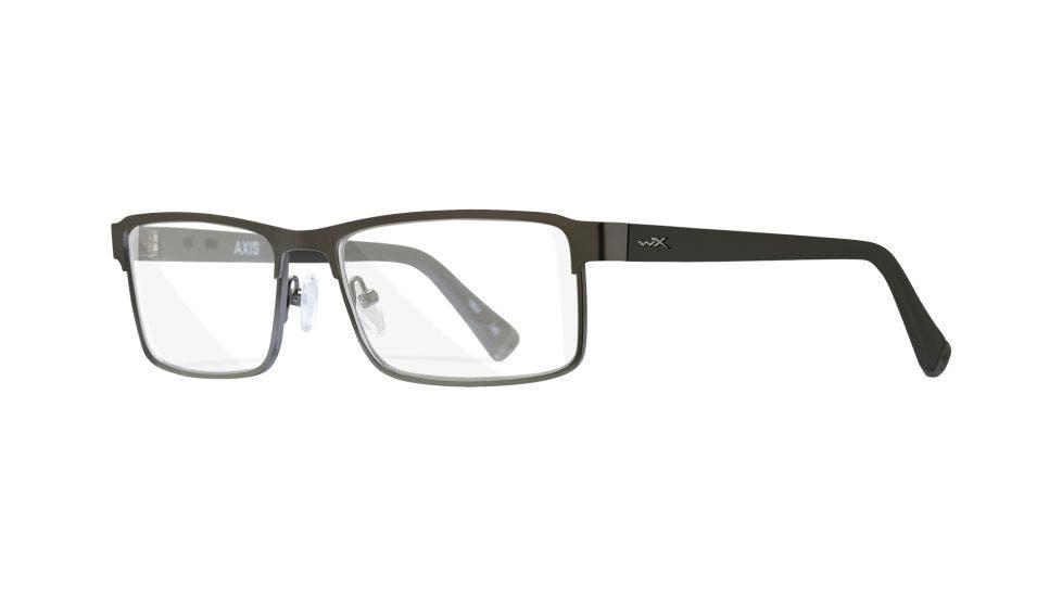 Wiley X Axis 58 Eyesize eyeglasses (quarter view)